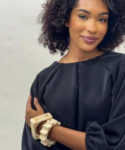 Square Acrylic Shell Bracelet