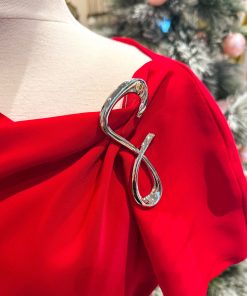 Silver Infinity Brooch