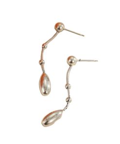 Silver Teardrop Earrings