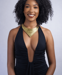 Gold V-Choker Necklace