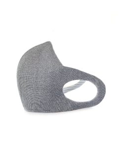 Grey Antibacterial Premium Neoprene Waterproof Face Mask (Filter Pocket)