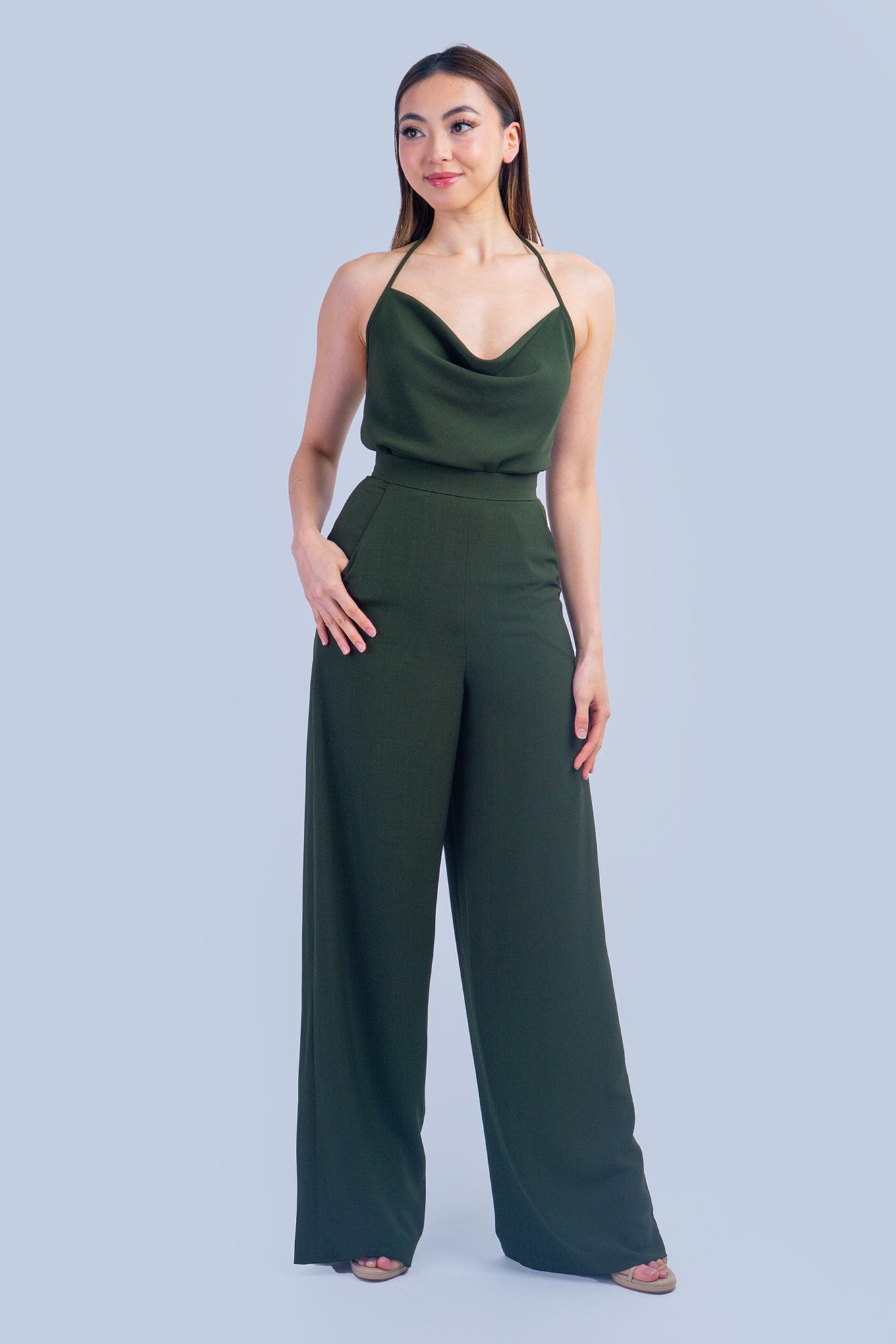 Olive Green Cheryl Pants - Image 2