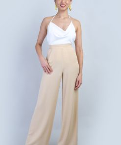 Tan Straight Leg Cheryl Pants