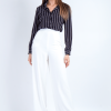 White Straight Leg Cheryl Pants