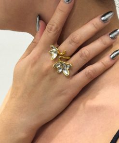 Flower Stainless Steel Ring