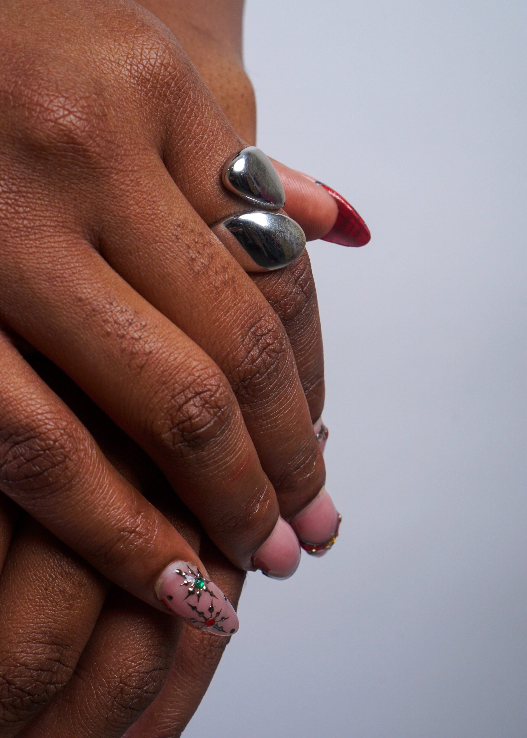 Silver Asymmetrical Ring