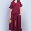Burgundy Kimono Kiko Top