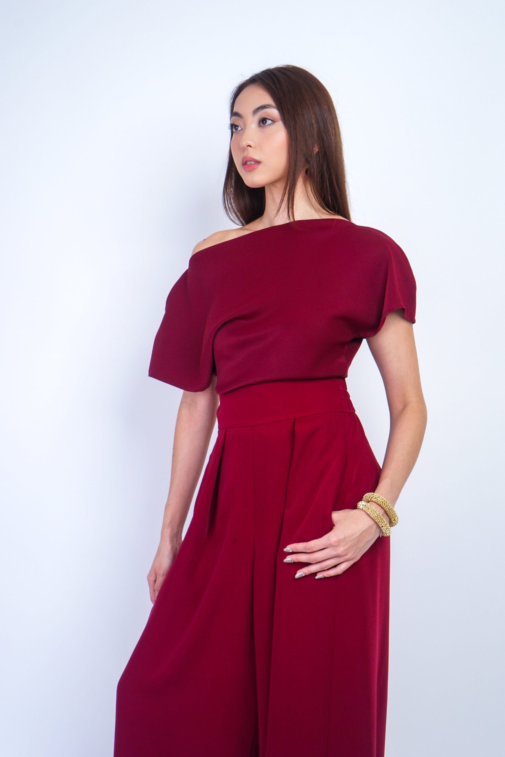 Burgundy Micah Top - Image 4