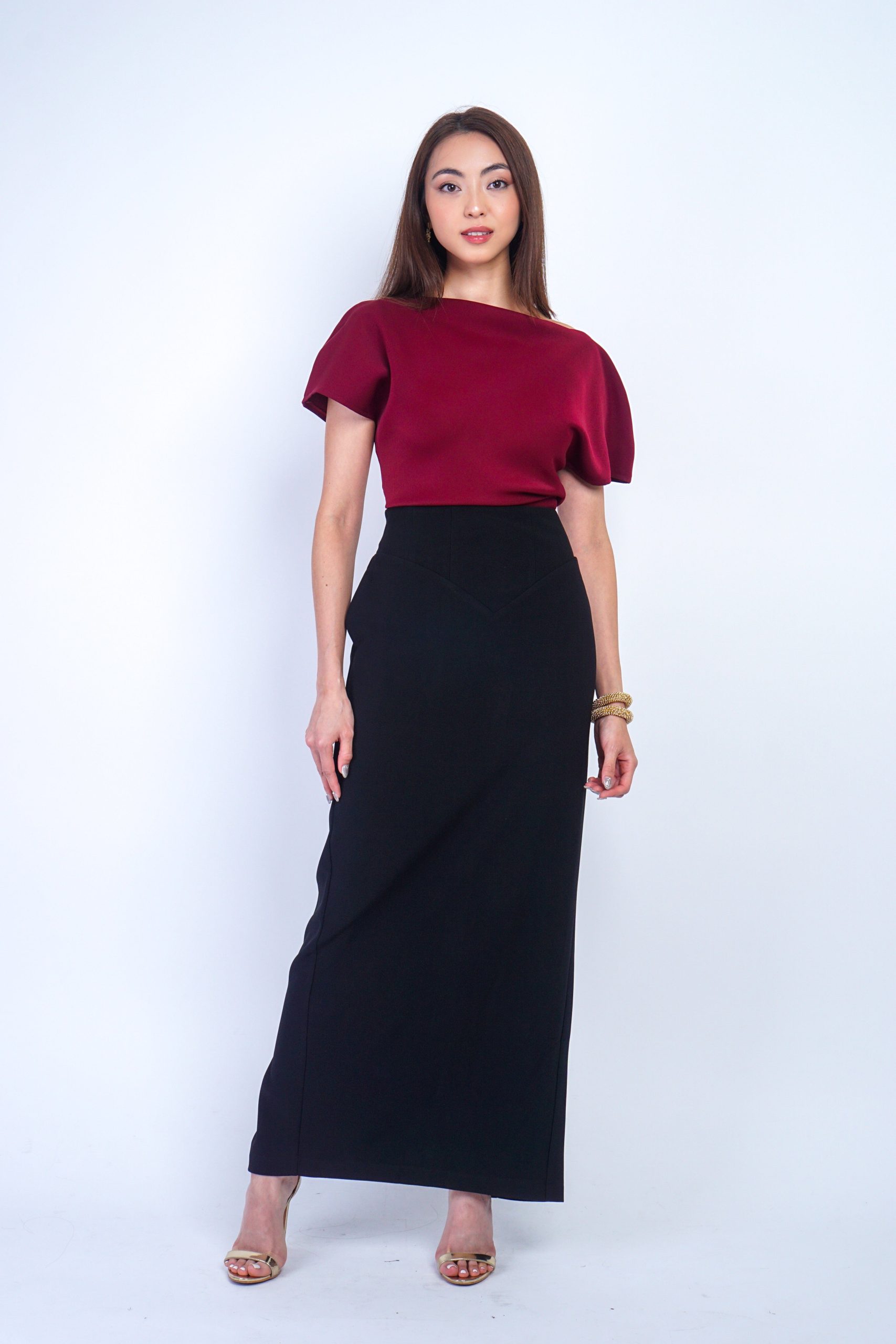 Burgundy Micah Top - Image 2