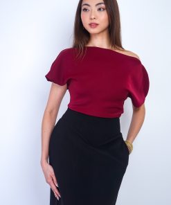 Burgundy Micah Top