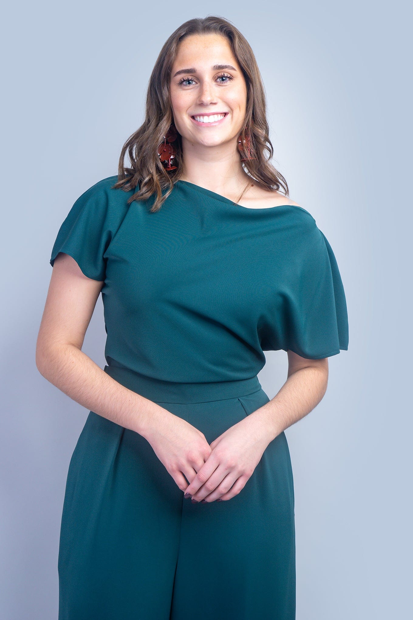 Dark Green Bias Micah Top